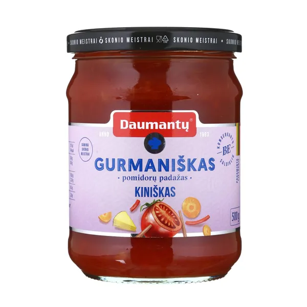 DAUMANTŲ GURMANIŠKAS kiniškas pomidorų padažas, 500 g