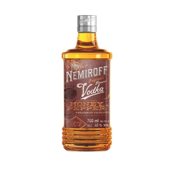Degtinė NEMIROFF, Honey Pepper, 40%, 0,7 L
