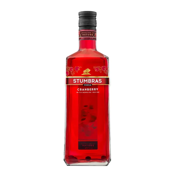 Degtinė STUMBRAS Vodka, spanguolių skonio, 40 %, 0,7 l