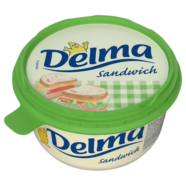 Margarinas sumuštiniams DELMA, 20 % rieb., 450 g