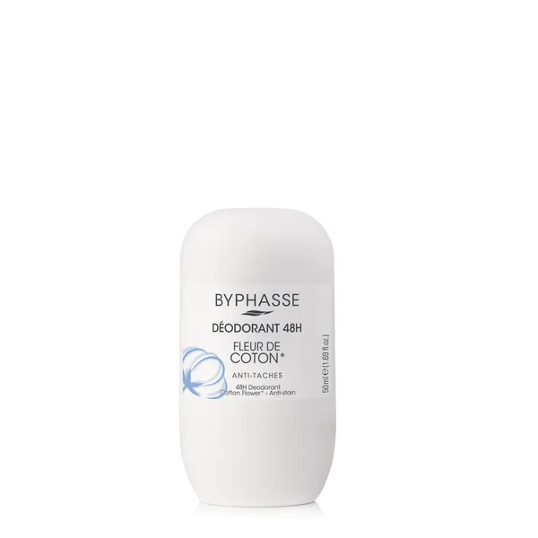 Dezodorantas BYPHASSE COTTON FLOWER, 48 h, 50 ml