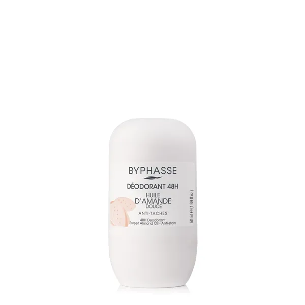 Dezodorantas BYPHASSE SWEET ALMOND, 48 h, 50 ml