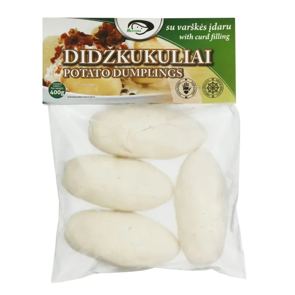 Šaldyti didžkukuliai su varškės įdaru RESTERA, 400 g