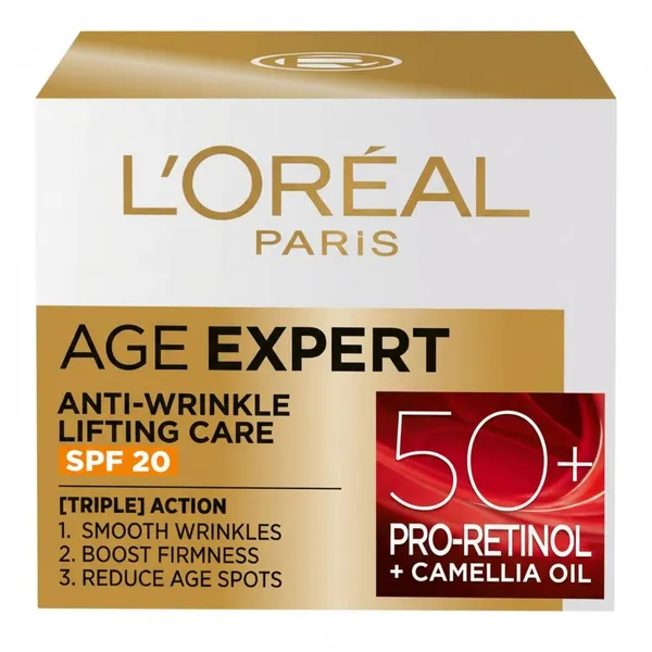 Dieninis veido kremas 50+ SPF20 AGE EXPERT, 50 ml