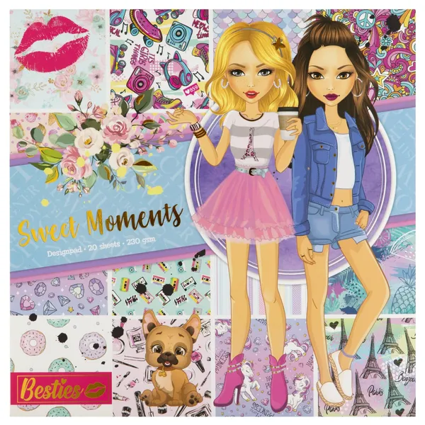 Dizaino albumas GRAFIX, 25 x 25 cm, 20 lapų, AW24
