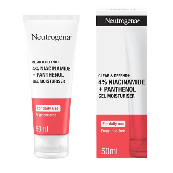 Drėkinamasis gelis veidui NEUTROGENA CLEAR&DEFEND+, 50 ml