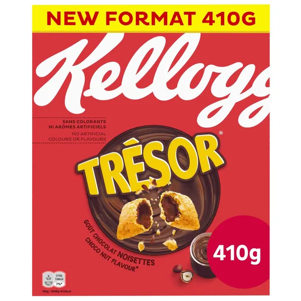 Dribsniai KELLOGG'STresor Choco Nut, 410g