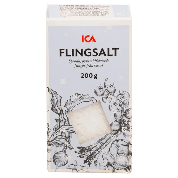 Druskos dribsniai ICA, 200 g