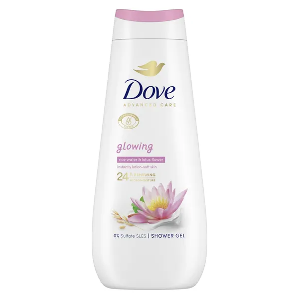 Dušo želė DOVE GLOWING, 400 ml