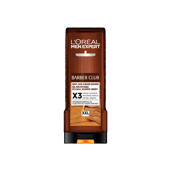 Dušo želė LOREAL PARIS MEN EXPERT BARBER CLUB, 400 ml