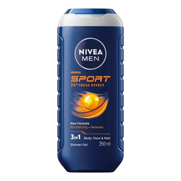 Dušo želė vyrams NIVEA Sport, 250 ml