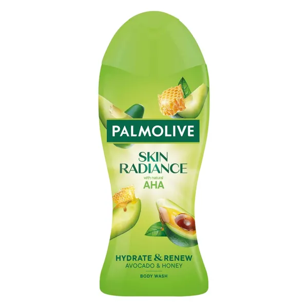 Dušo želė PALMOLIVE SKIN RADIANCE WITH NATURAL AHA, AVOCADO & HONEY, 500 ml