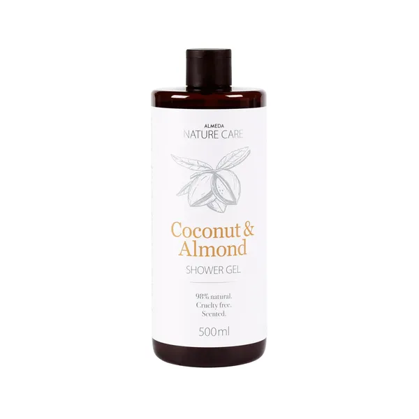 Dušo želė ALMEDA NATURE CARE COCONUT - ALMOND, 500 ml