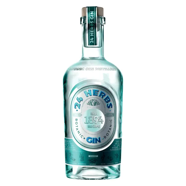 Džinas 24 HERBS BOTANIC, 40 %, 0,7 l