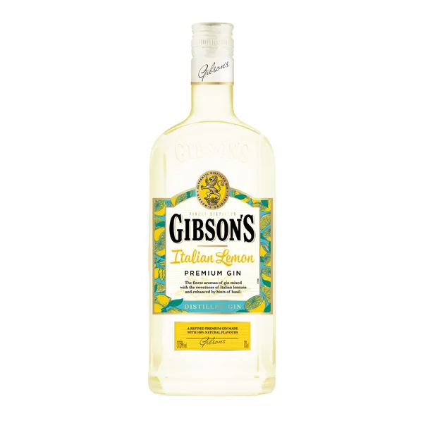 Džinas GIBSON'S ITALIAN LEMON, 37,5 %, 0,7 l