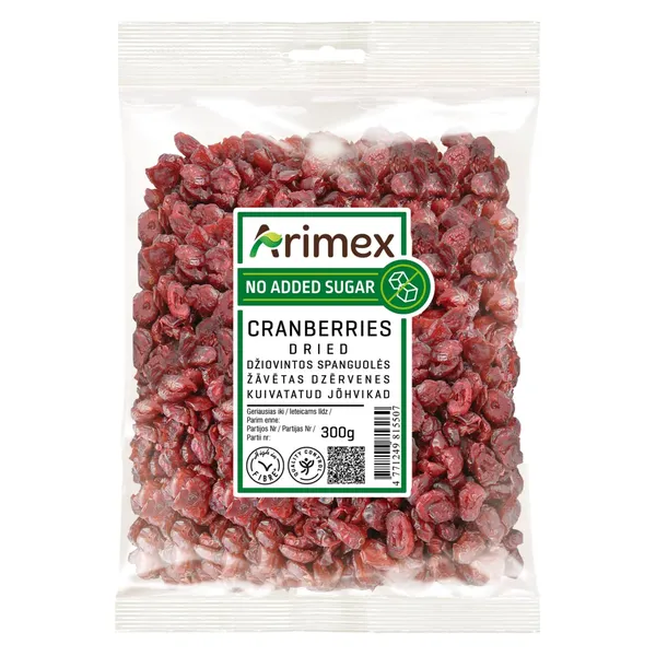 Džiovintos spanguolės ARIMEX, 300 g