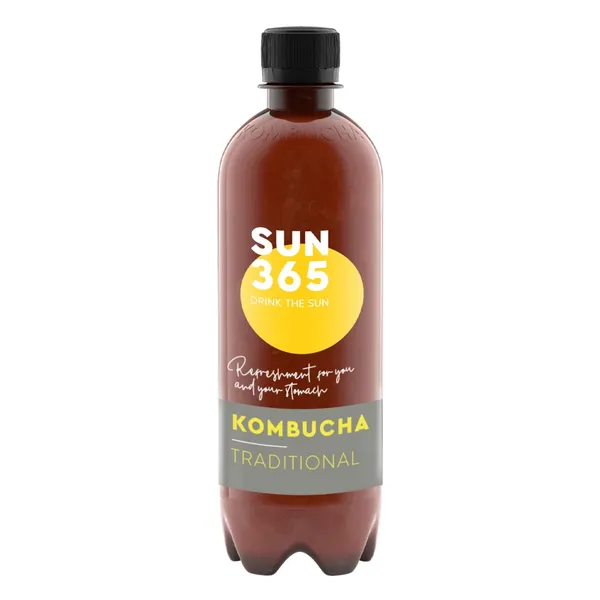 Tējas dzēr. Kombucha Trad. Sun365 BIO 0,5l