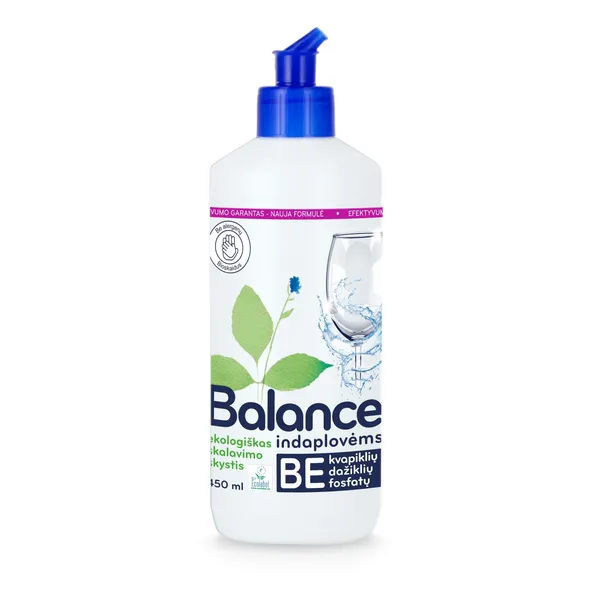 Ekologiškas indų skalavimo skystis indaplovėms BALANCE, 450 ml