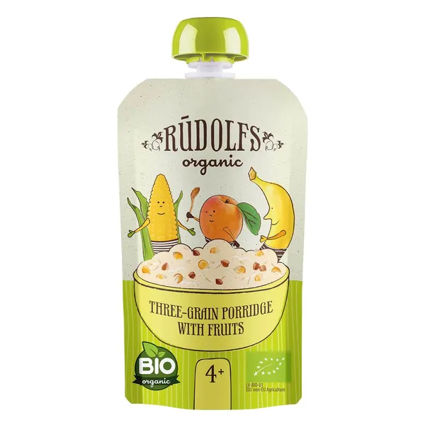 Trīsgr.Putra Rūdolfs Bio Ar Augļ.,110g