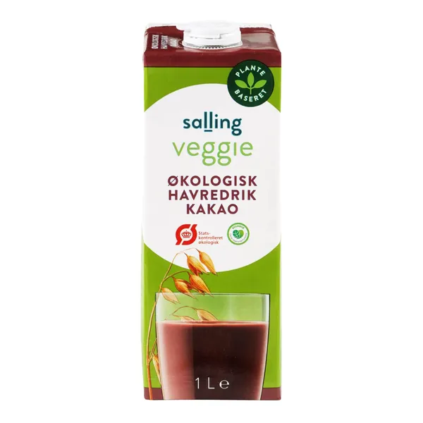 Ekologiškas avižų ir kakavos gėrimas SALLING VEGGIE, 1 l