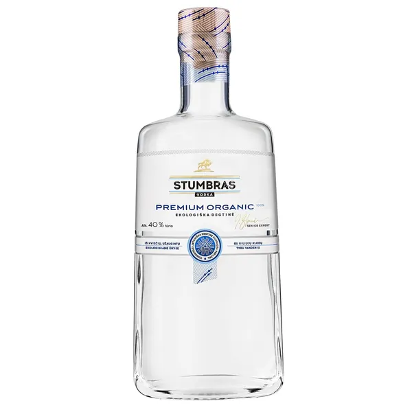 Ekologiška degtinė STUMBRAS Premium Organic, 40 %, 0,7 l, LT-EKO-001