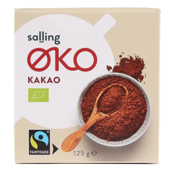 Ekologiški kakavos milteliai SALLING EKO, 125 g