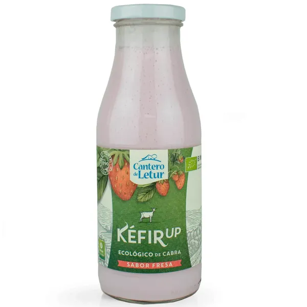 Ekologiškas kefyras CANTERO UP, braškių skonio, 500 ml