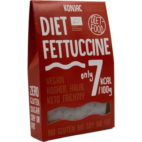 Ekologiški KONJAC makaronai FETTUCCINE DIET-FOOD, 385 g