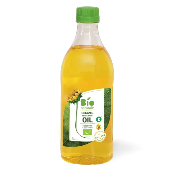 Saulespuķu eļļa Bionaturalis nerafin. BIO 1L