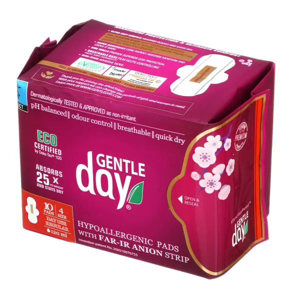 Ekologiški dieniniai paketai GENTLE DAY, 10 vnt.