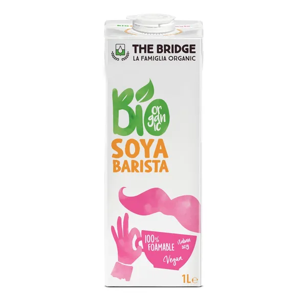 Ekologiskas sojos gérimas be glitimo THE BRIDGE BARISTA, 1 l