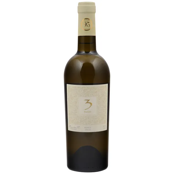 Ekologiškas baltasis sausas vynas 3 PASSO, 0,75 l