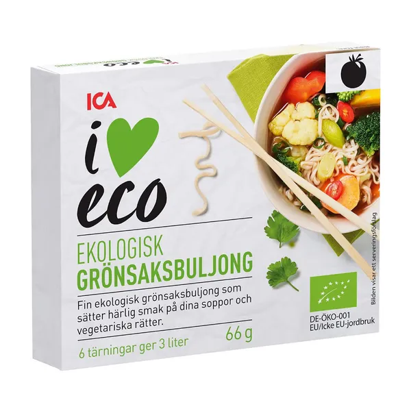 Ekologiškas daržovių sultinys I LOVE ECO, 66 g