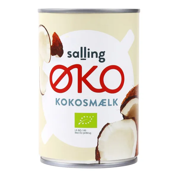 Ekologiškas kokosų gėrimas SALLING EKO, 17 % rieb., 400 ml
