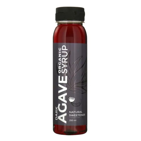 Ekologiškas tamsus RAW agavų sirupas AMRITA, 250 ml