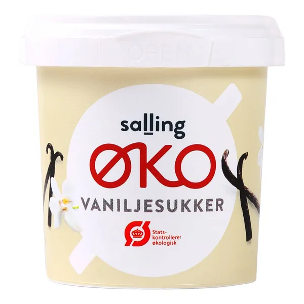 Ekologiškas vanilinis cukrus SALLING EKO, 110 g