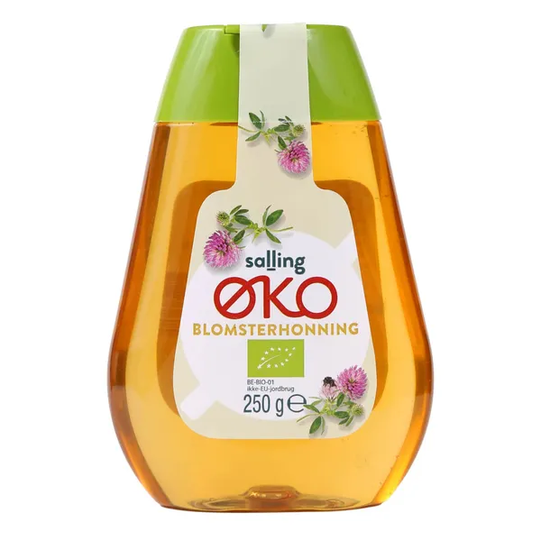 Ekologiškas žiedų medus SALLING EKO, 250 g