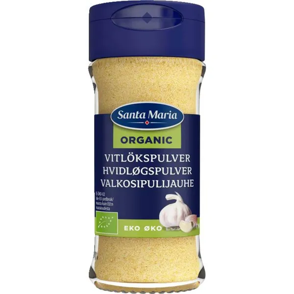 Ekologiški česnakų milteliai SANTA MARIA, 46 g