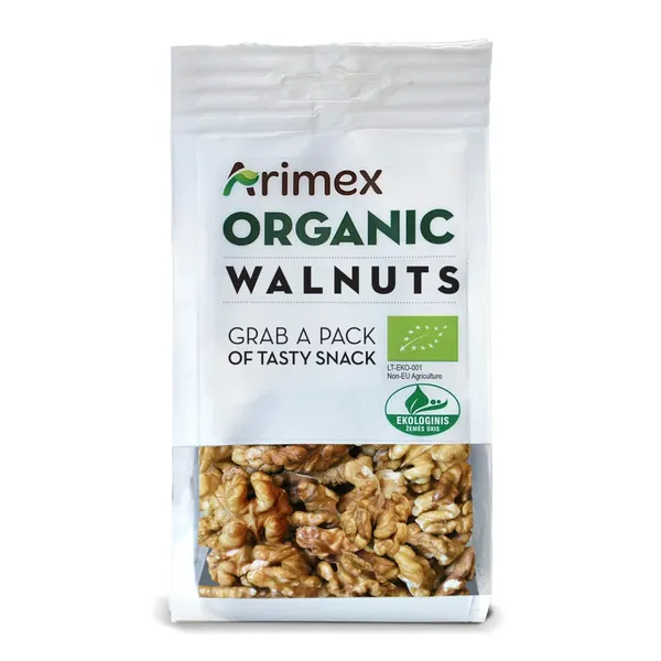 Ekologiški graikiniai riešutai ARIMEX, 150 g