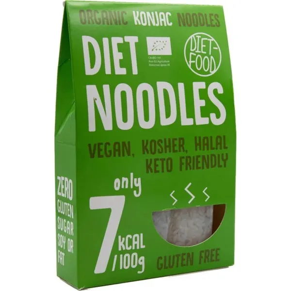 Ekologiški KONJAC makaronai DIET-FOOD, 385 g