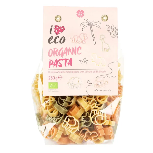 Pasta I Love Eco Zoo 250g