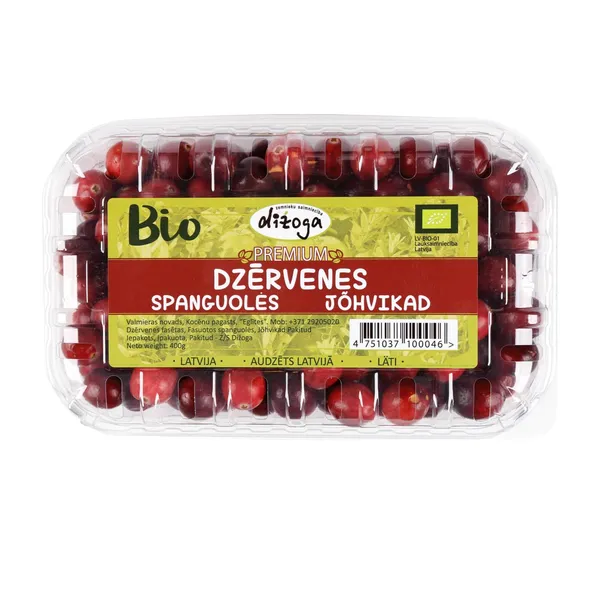 Dzērvenes Latvijas BIO 400g