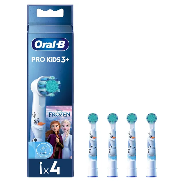 Elektrinio dantų šepetėlio galvutės ORAL-B Kids Frozen Pro, 4 vnt.