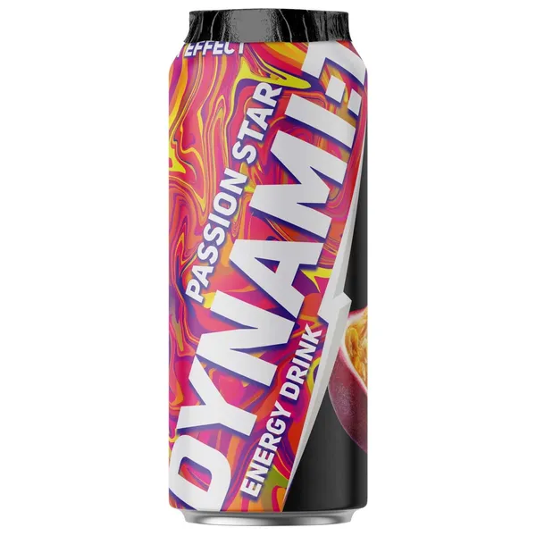 Energinis gėrimas DYNAMI:T PASSION STAR, su saldikliu, 0,5 l