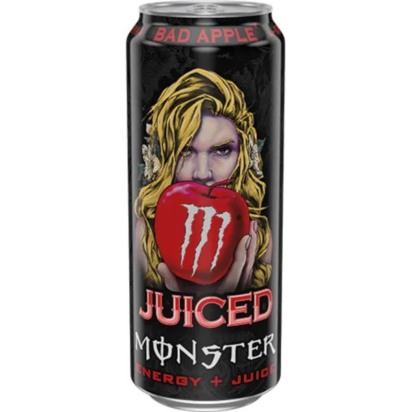 Energinis gėrimas MONSTER BAD APPLE, su saldikliu, 0,5 l