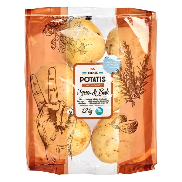 Fasuotos bulvės kepimui Rimi, 1,2 kg