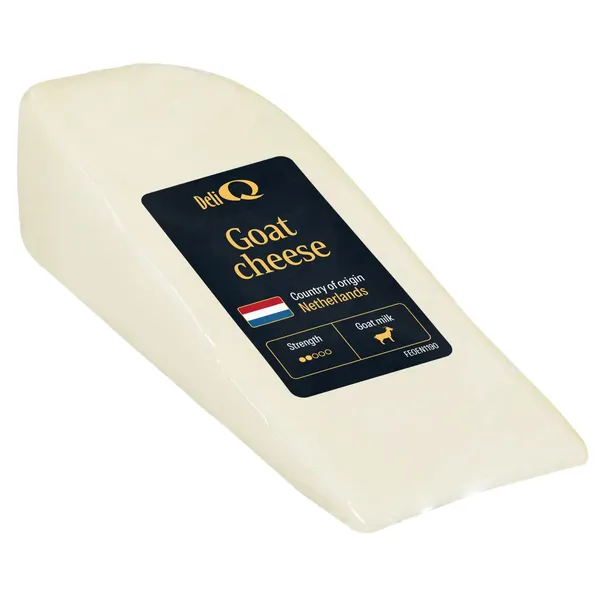 Puskietis fermentinis brandintas ožkų pieno sūris DELI Q, 50 % rieb., 1 kg