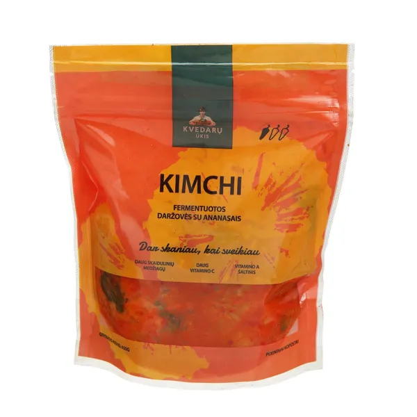 Fermentuotos daržovės su ananasais KIMCHI, 400 g