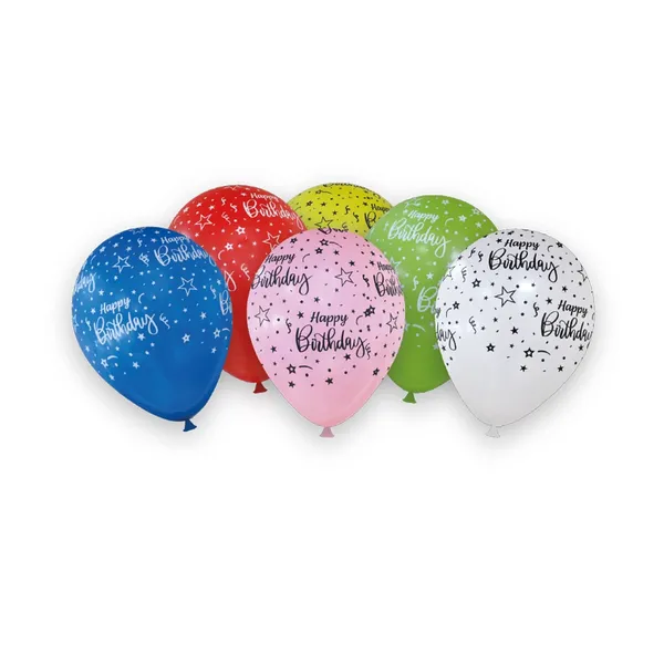 FSC balionai H-BDAY, 6 vnt.