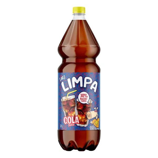 Gaivusis gėrimas su saldikliais LIMPA COLA, 2 l
